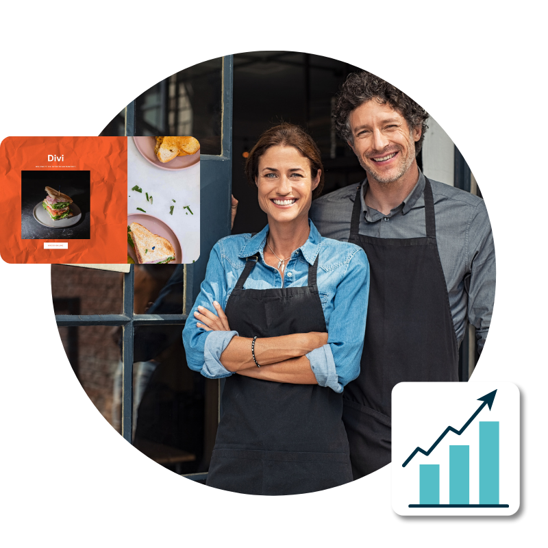 Web hosting dashboard showing uptime, security status, and performance metrics — Animas Marketing fully managed hosting for Durango Colorado small businesses.